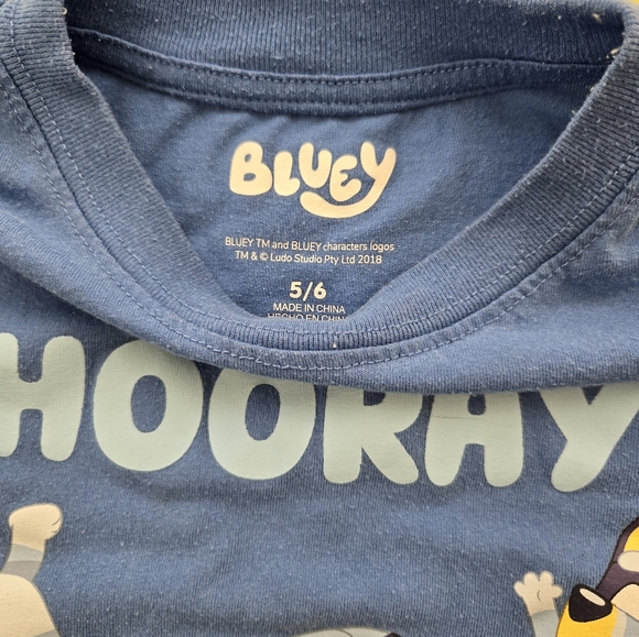 Bluey Graphic T-Shirt - Hooray Let's Play - Picture 2 of 2